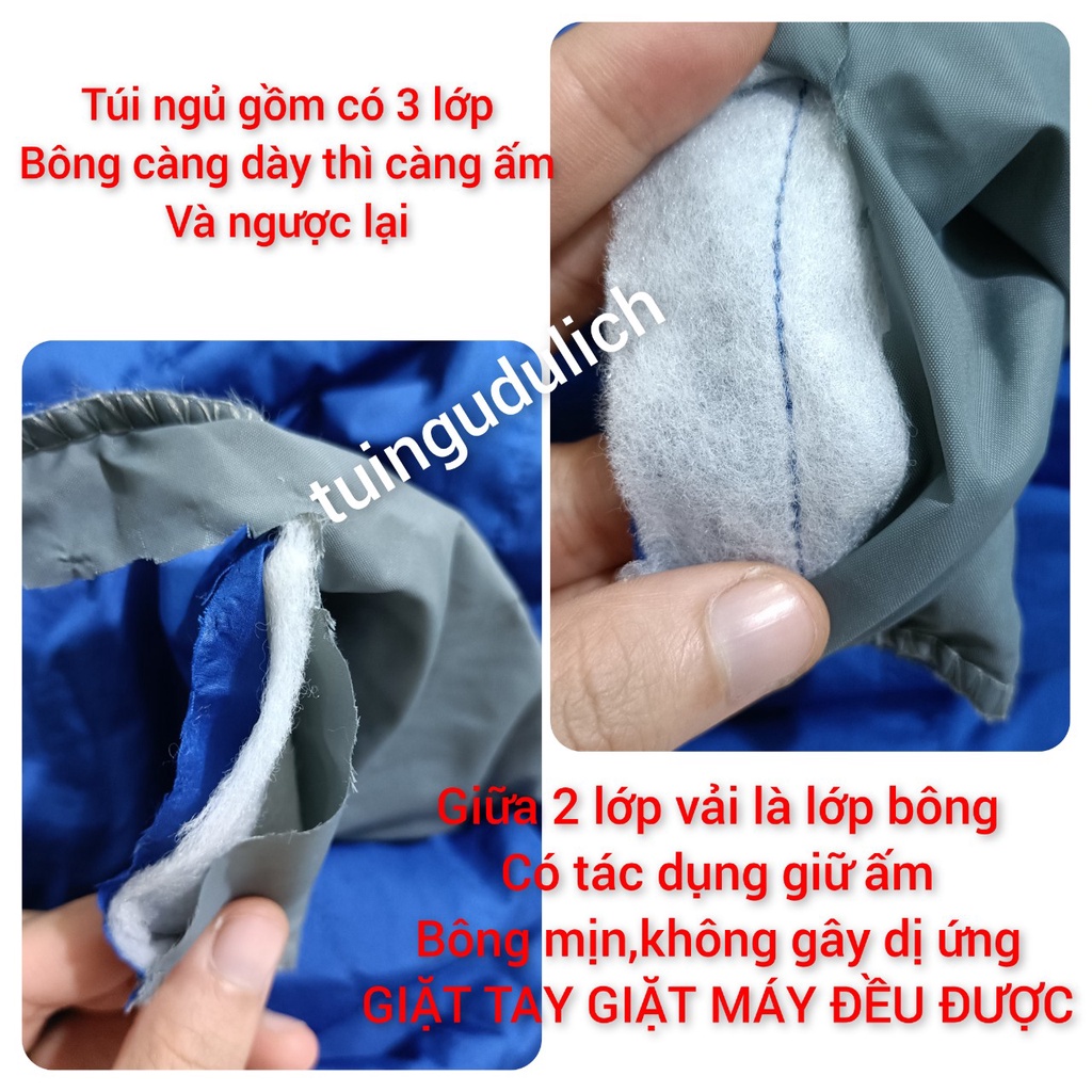 Túi ngủ văn phòng Cao Cấp DÀY,ÊM,Túi ngủ dã ngoại Hàng Việt Nam