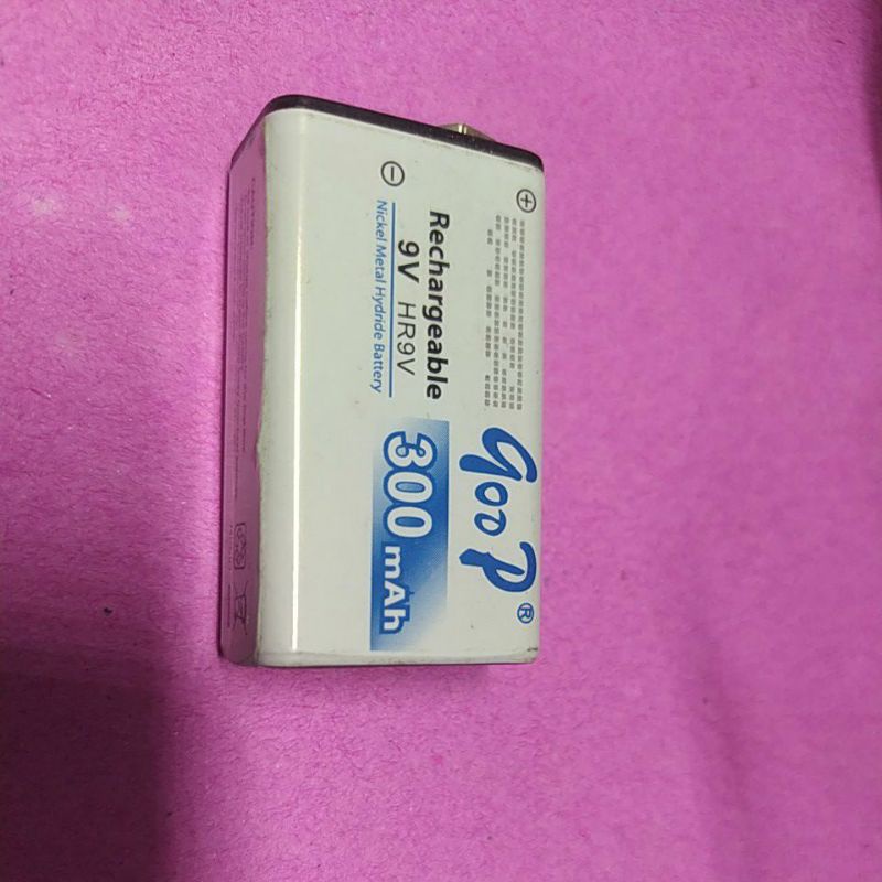 Pin sạc 9v  300mAh