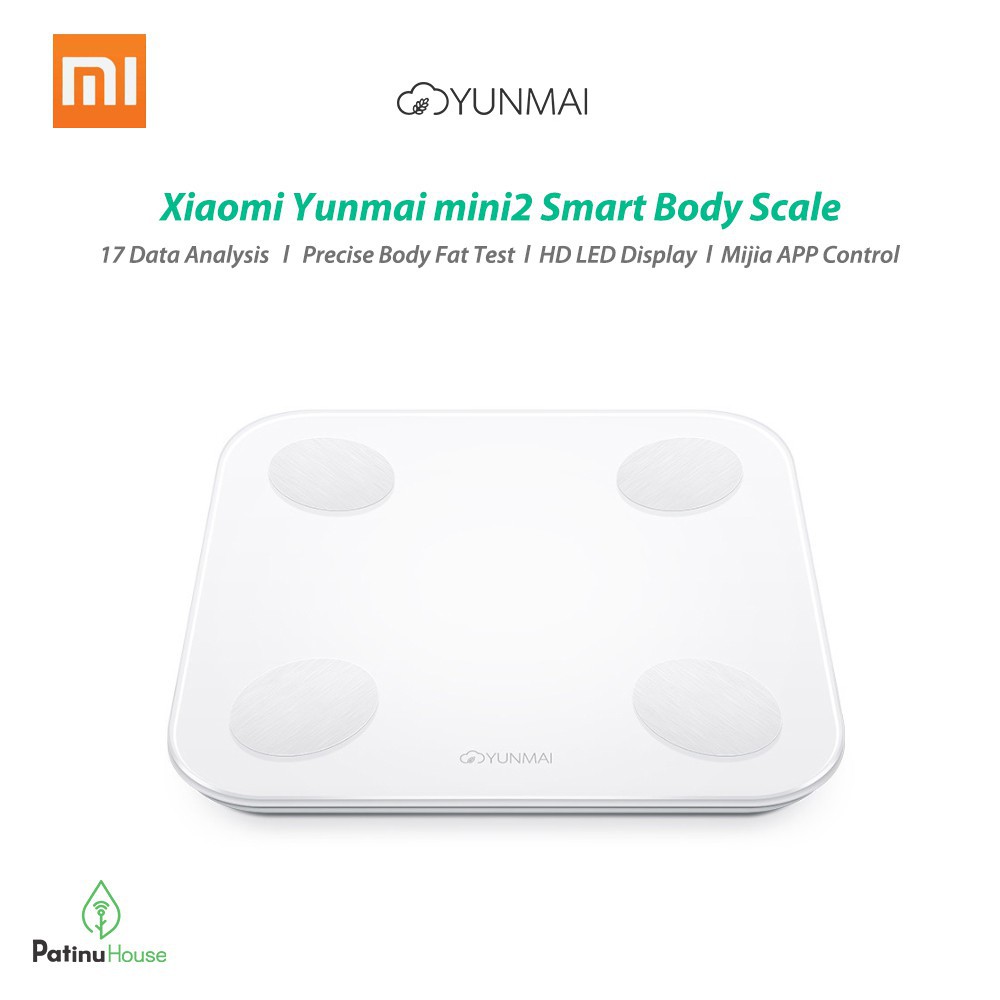 Cân Điện Tử Thông Minh Xiaomi Yunmai Mini 2 / Body Fat Scale 2 – Đo 17 chỉ số cơ thể, Kết nối App - Hàng Chính Hãng