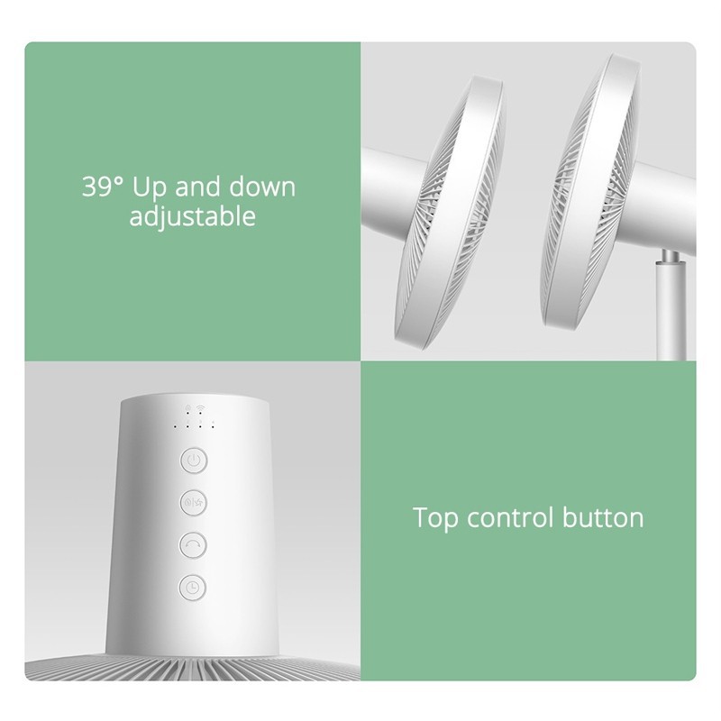 Quạt cây thông minh XIAOMI Standing Fan 1X Bản nâng cấp DC không ​chổi than khả năng làm mát diện tích rộng BH 12 tháng