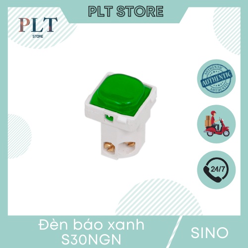 Đèn báo xanh SINO S30NGN dùng chung cho Sê ri S18 , S98 , Zenlock