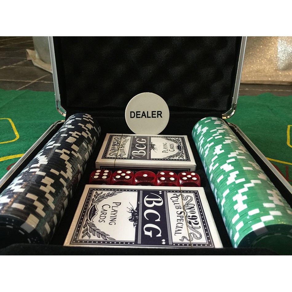 Set Phỉnh Poker 100 chips cao cấp