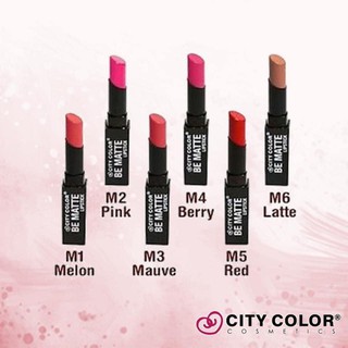 Son lì City Color Be Matte chính hãng màu chuẩn đẹp mịn