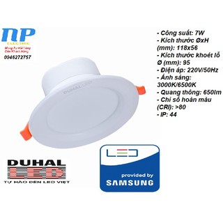 ĐÈN LED SAMSUNG DOWNLIGHT TÁN QUANG 7W - DFA007