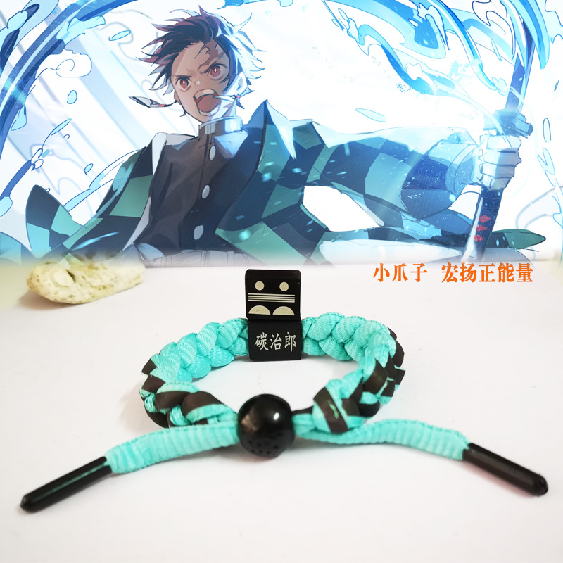 Vòng Tay Dạng Bện Họa Tiết DEMON SLAYER Tanjirou Nezuko Zenitsu Inosuke Giyuu TY3 YT3