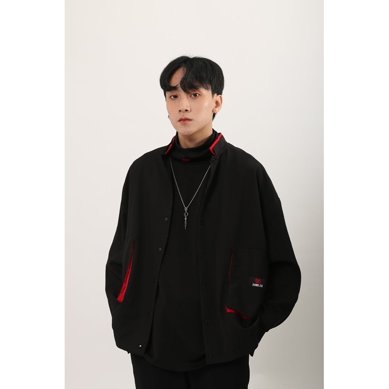 SAYO BOMBER - BLACK (Áo khoác ZUNEZX) | BigBuy360 - bigbuy360.vn