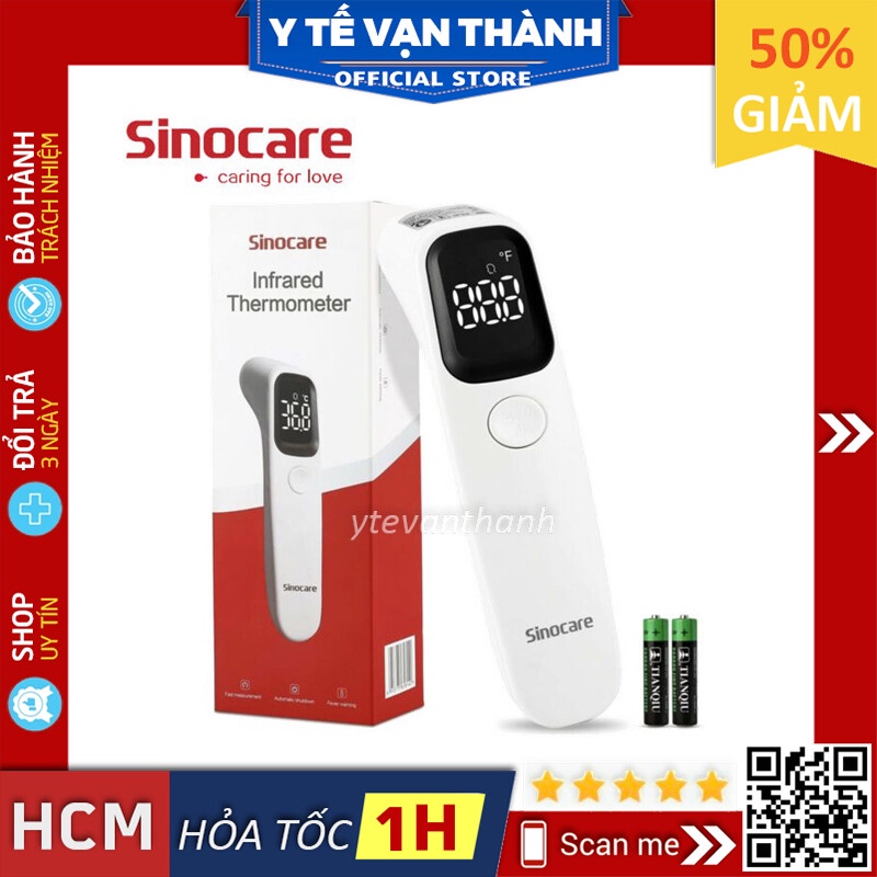 ✅ [CHÍNH HÃNG] Nhiệt Kế Hồng Ngoại- Sinocare, đo cơ thể, nước, sữa -VT0234