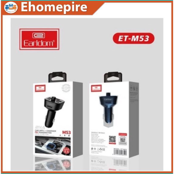 Tẩu Sạc Bluetooth Earldom M53