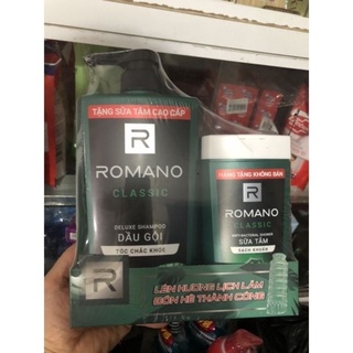 Dầu gội đầu romano classic 650ml kèm quà tặng