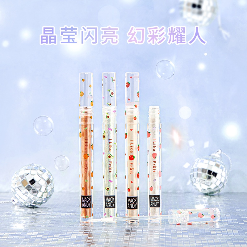 Marco Andy Trái Cây Linh 眸 Mắt Lỏng Sequins Ngọc Trai Siêu Sáng Lấp Lánh Làm Sáng Nàng Tiên Tằm