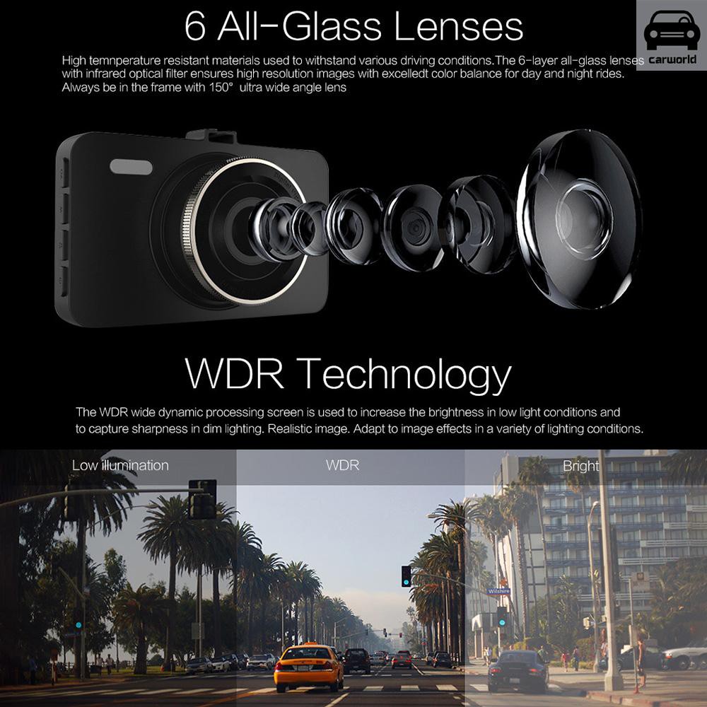 Camera Hành Trình Anytek A78 1080p Full Hd 6 Ống Kính 150 Độ Cho Xe Hơi | BigBuy360 - bigbuy360.vn