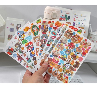 Sticker cute trang trí lấp lánh bling bling trang trí sổ tay đáng yêu trang trí