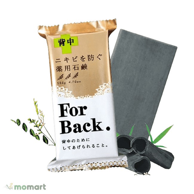 xà phòng giảm mụn lưng pelican for back medicated soap hết mụn lưng mụn liti mụn ẩn hết viêm lỗ chân lông viêm da