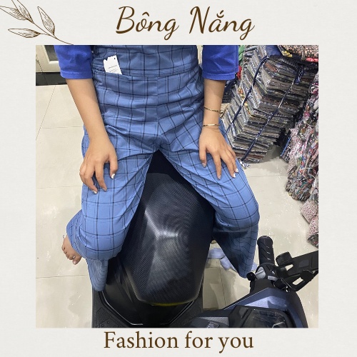 Quần váy chống nắng kaki cao cấp freesize thuận tiện khi đi xe máy họa tiết ngẫu nhiên