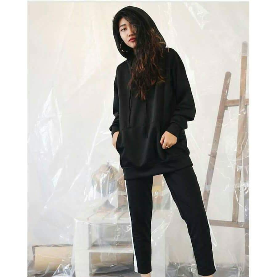 Áo hoodie nỉ trơn màu hot trend unisex cryaotic10