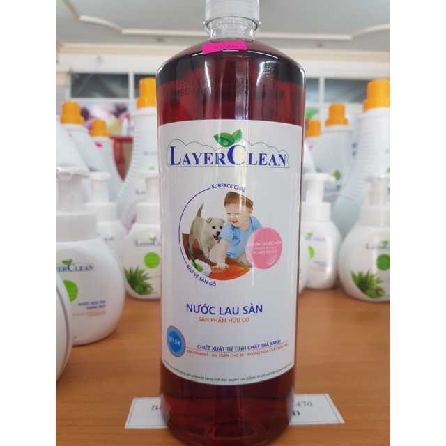 {HÀNG VIỆT NAM CHẤT LƯỢNG CAO} Nước Lau Sàn Hương Nước Hoa Poppy Coach 1,25ml Organic Layer Clean Không Chứa Hóa Chất