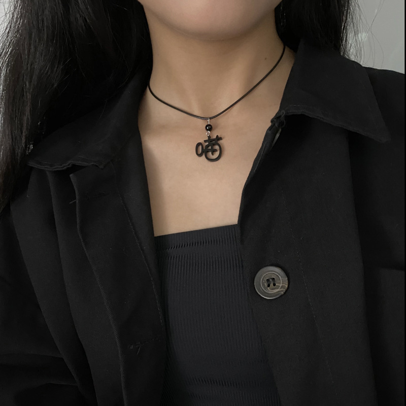 Dây Chuyền Mặt Hình Mèo Dễ Thương Thời Trang Unisex 23584