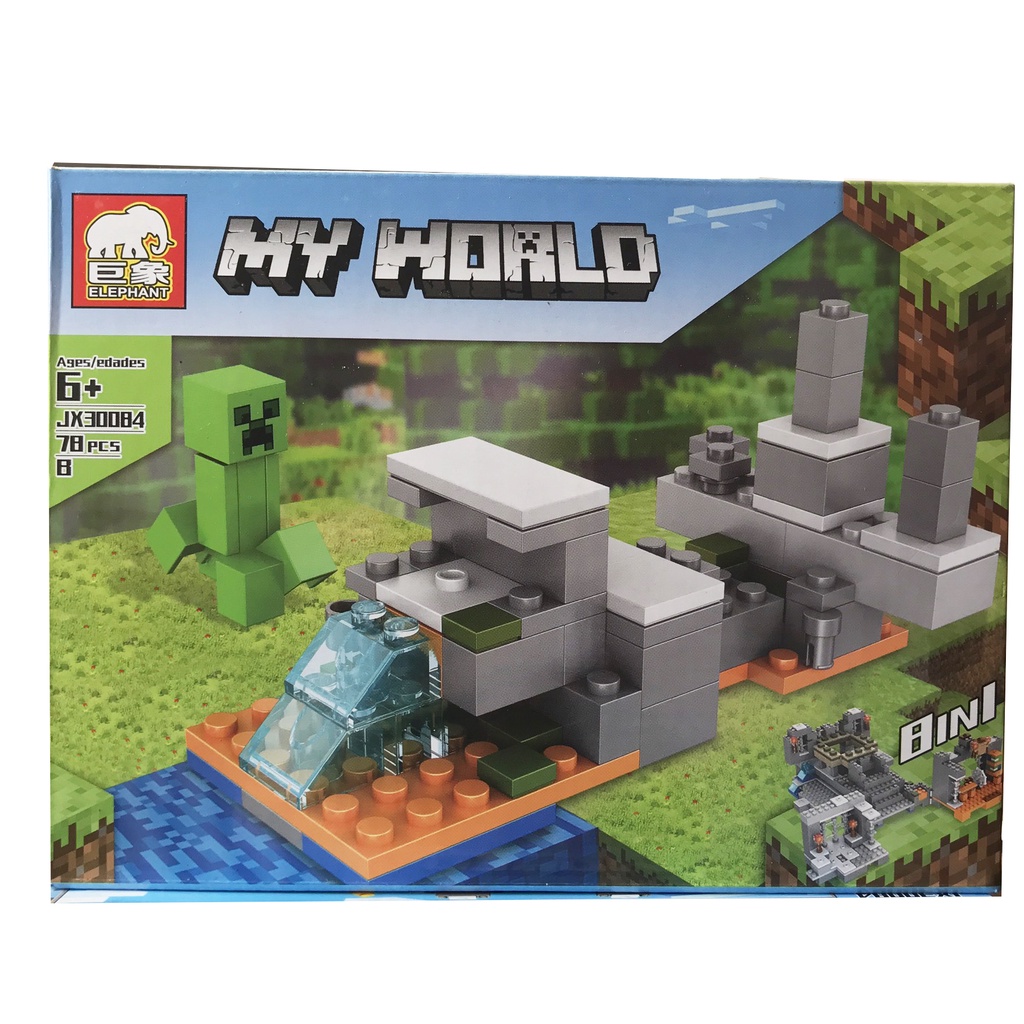 Đồ chơi lắp ráp Minecraft My World JX30084B 78 mảnh ghép