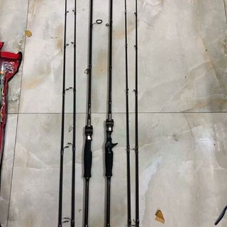 Cần câu lure cá lóc Hunting Black 2 ngọn MH/H có cả đứng và ngang đủ size từ 2m1 đến 3m0