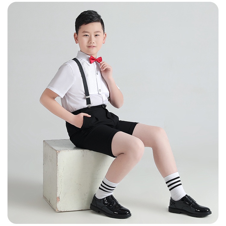 Bộ công tử bé trai cao cấp cho trẻ em béo đồng phục học sinh cho bé đi học cấp 1 2 dự tiệc TQB071 TQB118