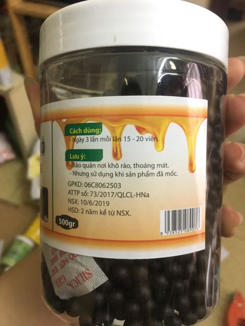 500 gam viên Hà thủ ô mật ong rừng nguyên chất handmade