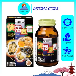 [Orihiro] Viên uống tinh chất hàu tươi tỏi nghệ Orihiro 180 viên - Giá tốt - Hàng chính hãng