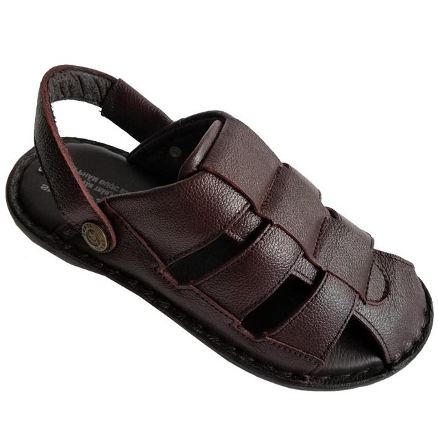 Giày Sandal Nam Bít Mũi Da Bò BIGBEN SD78