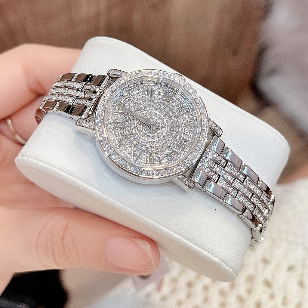 Set Đồng Hồ Nữ Davena 61620 Silver Chính Hãng 30mm