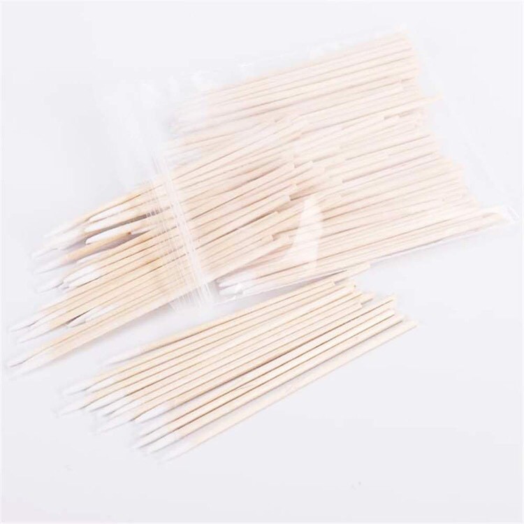 Tăm tre phun xăm Bộ 100 tăm bông gỗ 7cm dùng tạo nét phun xăm - dcpxhoanganh