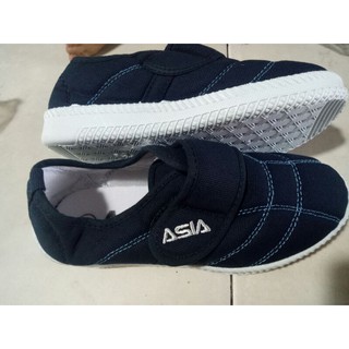 Giày bata ASIA quai dán xanh dương