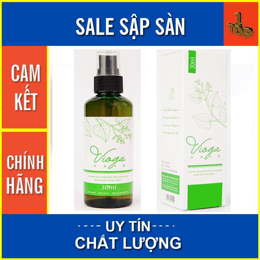 Vioga Hair- Dung Dịch Dưỡng Tóc - Phục Hồi, Ngăn Ngừa Tóc Xơ & Rụng Tóc - Chai 30ml | BigBuy360 - bigbuy360.vn