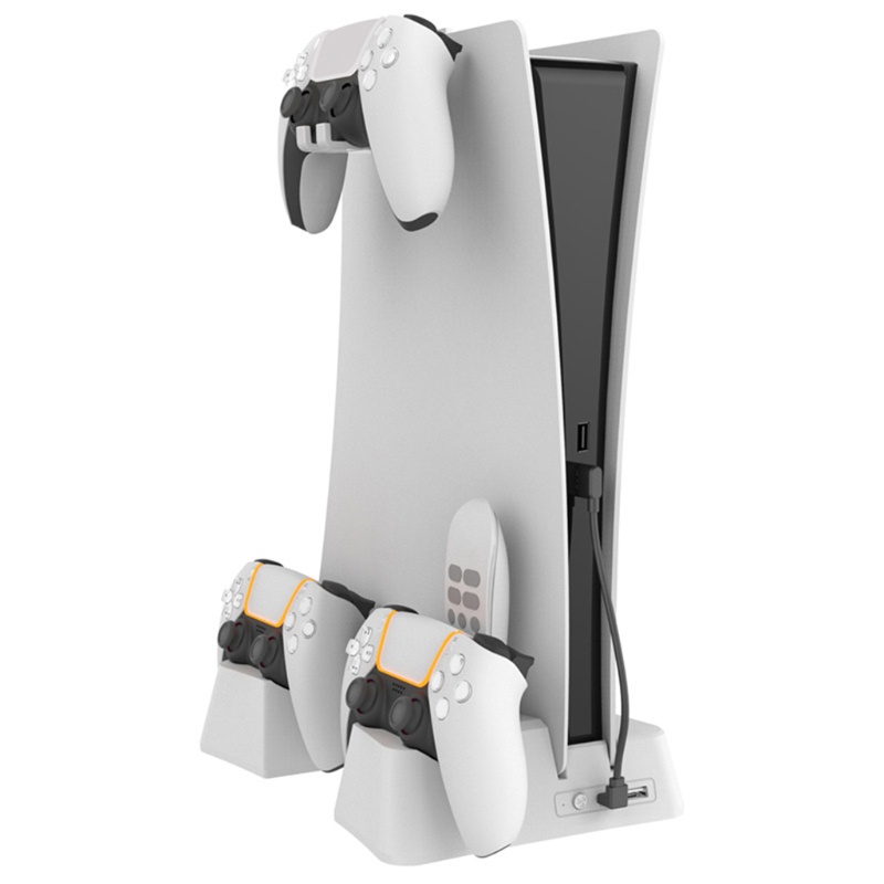 Giá Đỡ + Quạt Làm Mát Và Đế Sạc Đa Năng Cho Tay Cầm Chơi Game PS5 Digital Edition