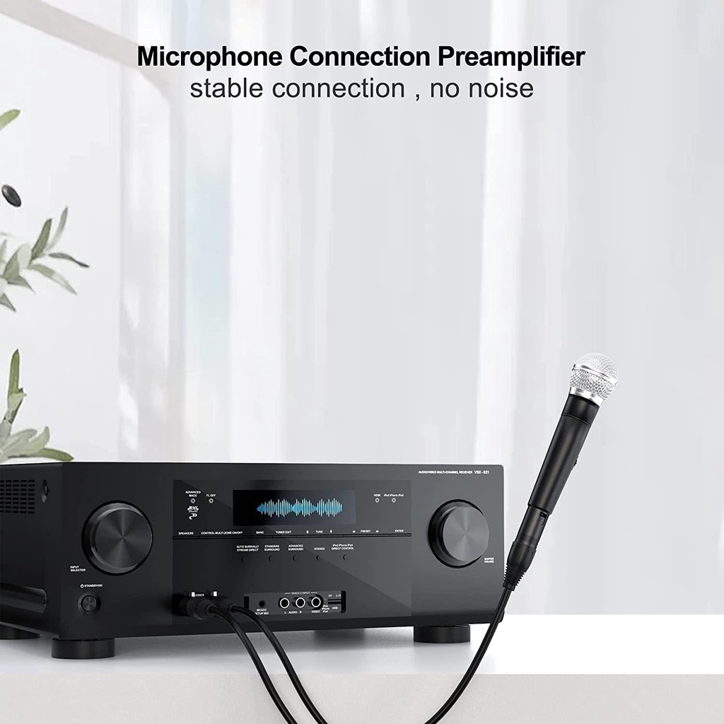 JONYE Cáp Chia Âm Thanh 50cm XLR 3Pin Sang Ổ CắM KéP