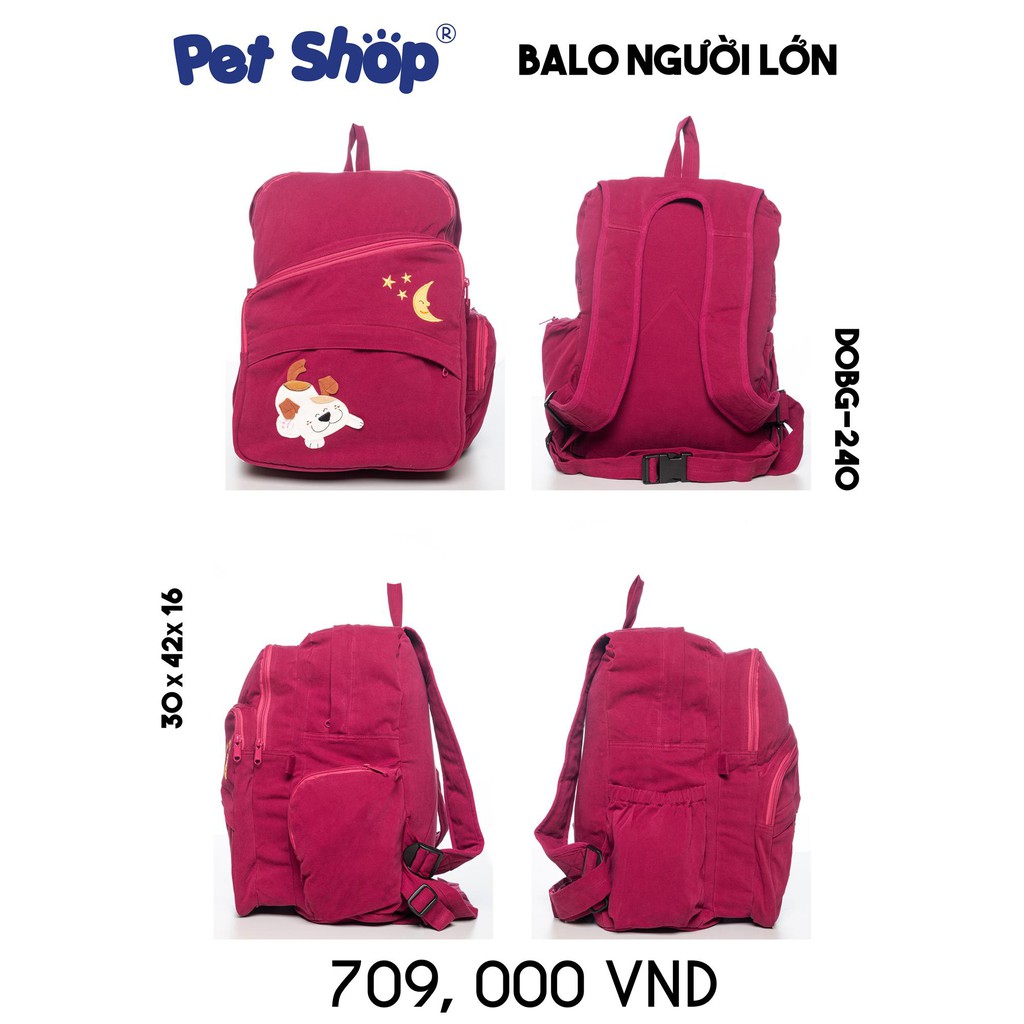 Balo người lớn PET SHOP DOBG-240