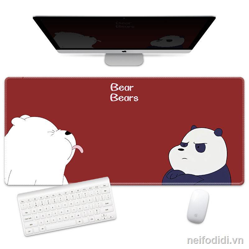 ∈ↂ◕Sesame Street Kaws super large mouse pad male creative seaming game thickening non-slip computer desk mat can be customized