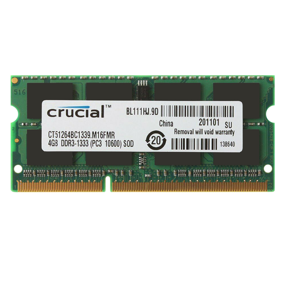 Ram Máy Tính 100% New Cruze 4gb 2rx8 Pc3-10600S Ddr3 1333mhz