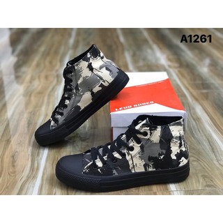 Giày cao cổ nam hoạ tiết camo bata cổ cao rằn ri chất