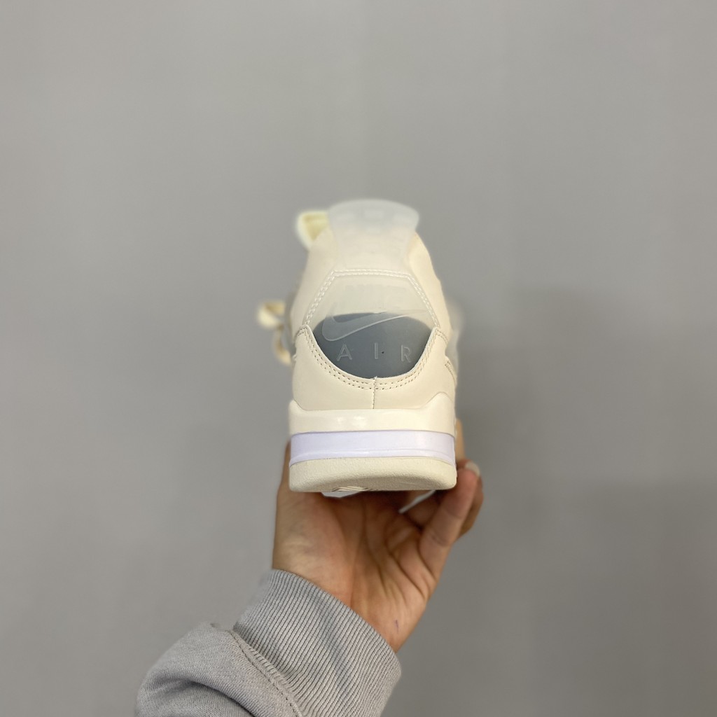 Giày Sneaker Jordan4 Offwhite Full Phụ Kiện Dây Phụ Freeship