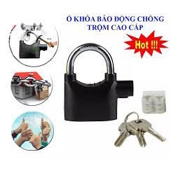 Ổ khóa báo động chống trộm Kinbar CT02 khóa càng xe máy khóa đĩa xe máy khóa cửa an toàn cao cấp có chuông báo.