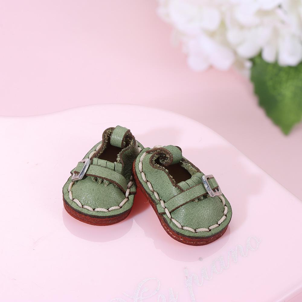 NIUYOU Giày Da Bò Cho Búp Bê obitsu11GSCbody9OB11 Tỉ Lệ 1 / 11 OB11
