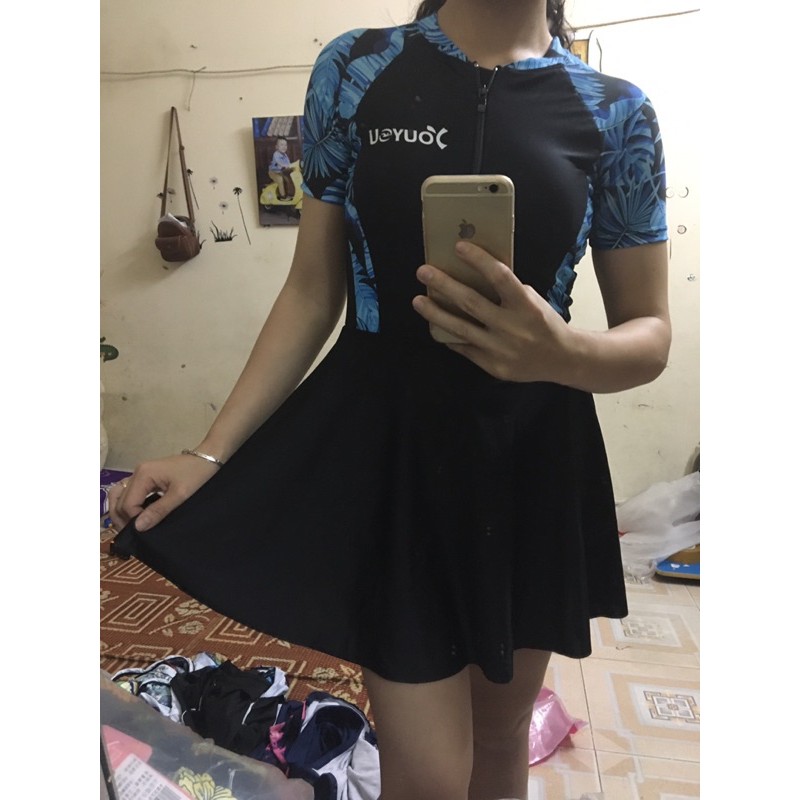 Bikini váy phối màu thanh lịch