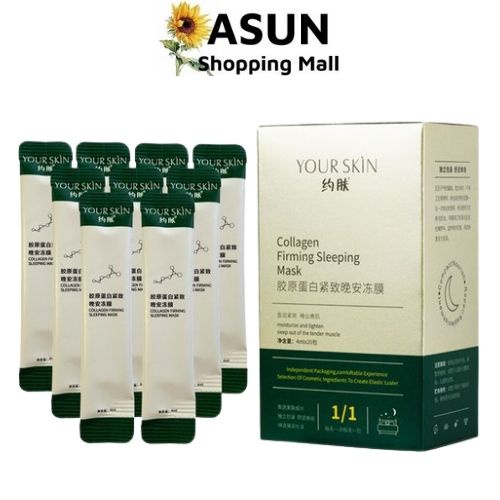 Mặt Nạ Ngủ Dạng Gel Collagen Giúp Nâng Cơ Trắng Sáng Yanjiayi 4ml (Bán 1 Miếng)