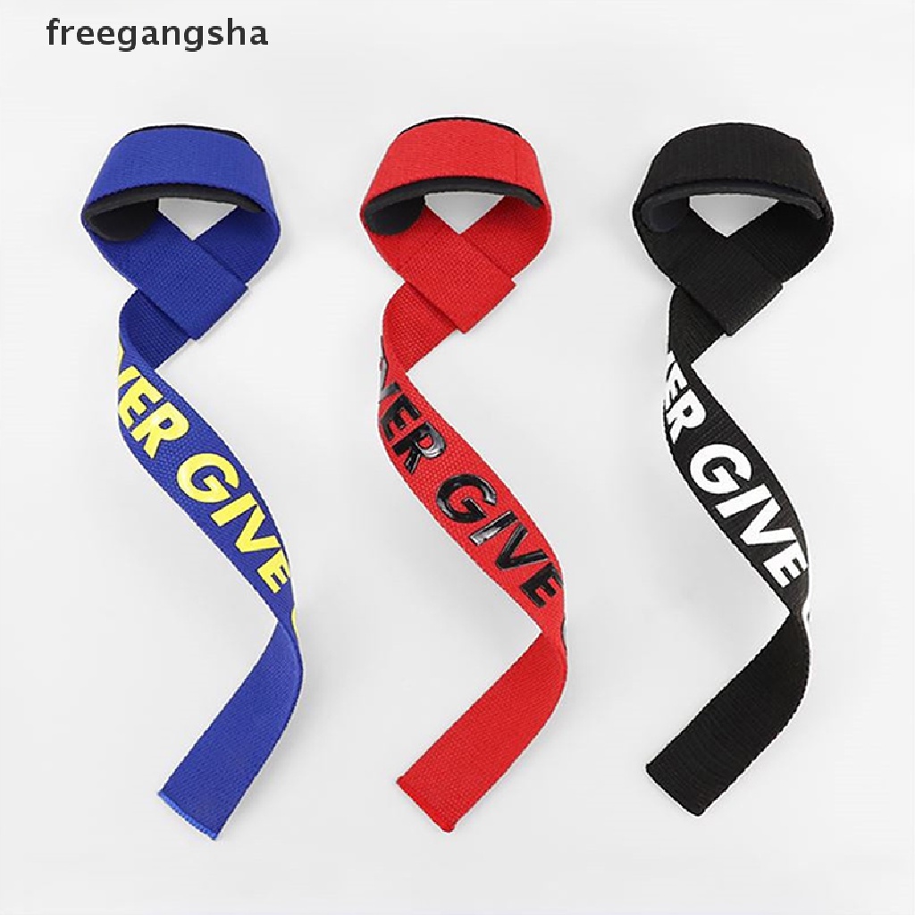 [FREG] Weight lifting Wrist Straps Fitness Bodybuilding Training Gym lifting straps FDH
