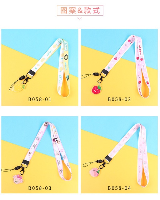 Dây đeo điện thoại/ Dây đeo thẻ/ kèm hình icon bản dài | BigBuy360 - bigbuy360.vn