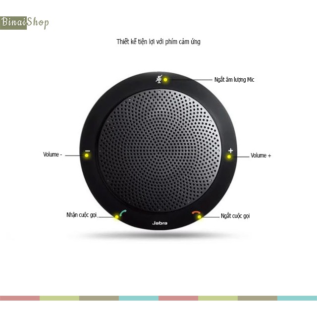 [Mã 159ELSALE hoàn 7% đơn 300K] Micro USB boundary họp trực tuyến Jabra 410MS