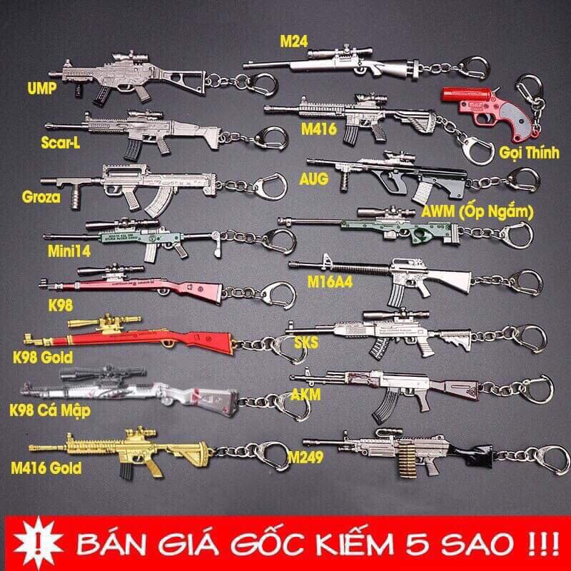 Móc Khoá PUBG - Mô Hình Game PUBG