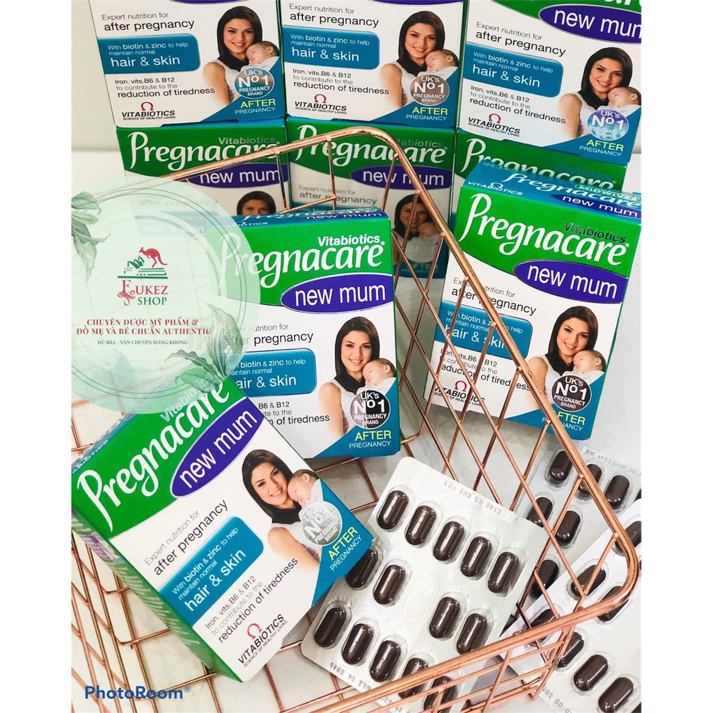 VIÊN UỐNG NGĂN NGỪA TÓC RỤNG SAU SINH PREGNACARE 56V