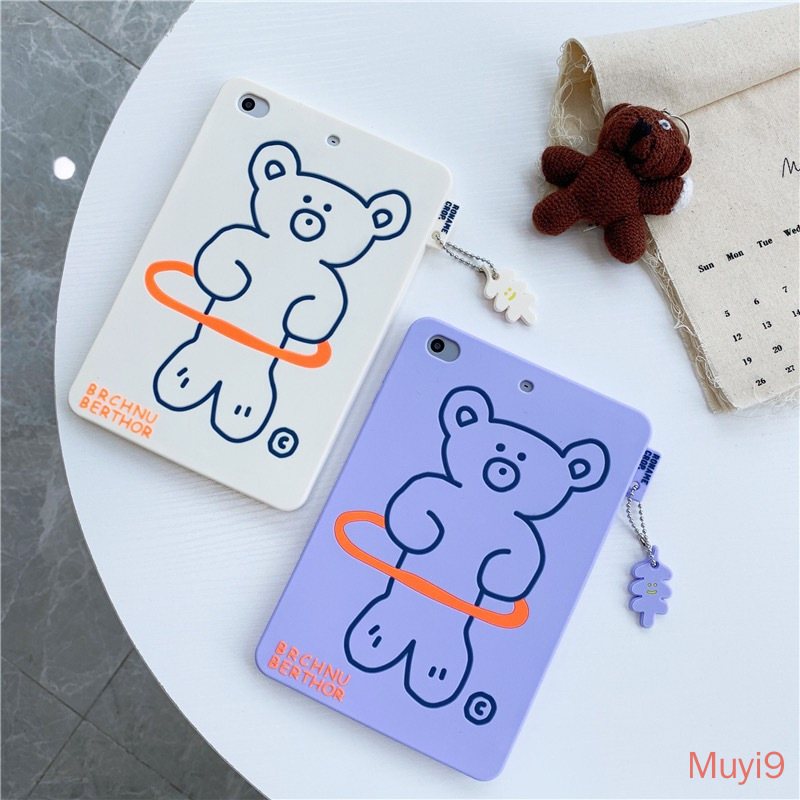 Ốp bảo vệ máy tính bảng hình gấu hoạt hình cho IPad 2018 Mini1/2/3/4/5 ipad6/ipad Air2 Ipad Pro9.7 10.3 | BigBuy360 - bigbuy360.vn