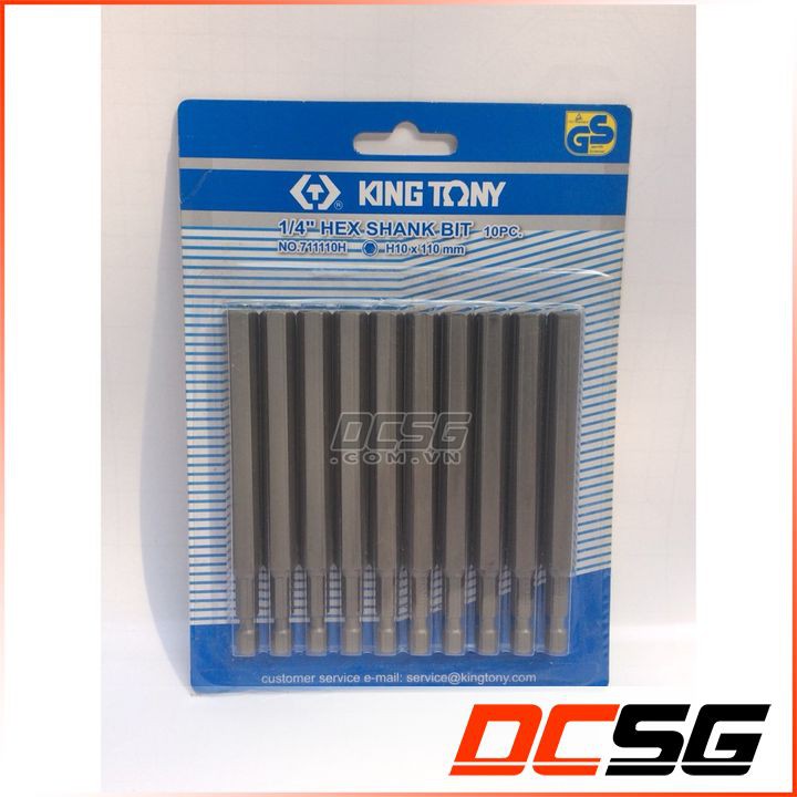 Mũi lục giác 2.0x110mm Kingtony 711102H (1 mũi)