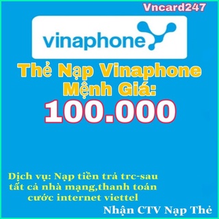 Thẻ Nạp Vina 100k